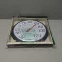 Taylor Big and Bold Wall Thermometer, Indoor Outdoor Thermometer, Wireless Thermometer with Easy to Read Numbers for Patio, Pool, and Indoor Areas, 13.25-inch, Black