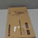 GLOWRIUM Grow Lights for Indoor Plants, Full Spectrum LED Grow Light Floor Lamp with Stand Adjustable Height and Angle, Black Plant Light with 3/9/12H Grow Light Timer (White, 20W)