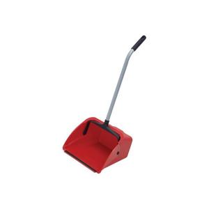 Winco Jumbo Dust Pan, 13-5/8" x 14" x 8-7/8", Red