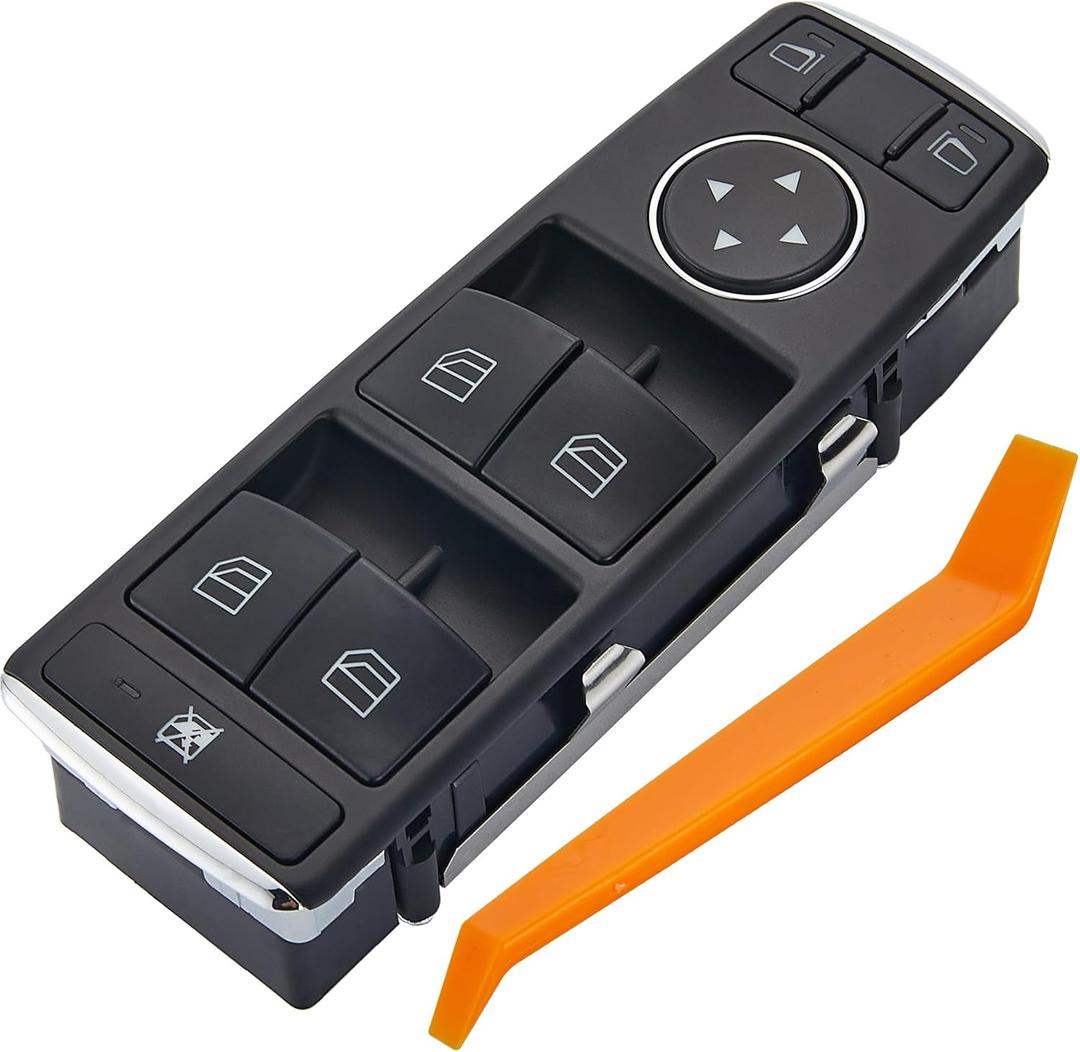 Power Window Switch Fits for Mercedes-Benz C230,C250,C300,C350,C63 AMG,E350,E550,E63 AMG,GLK350 2007-2013.Driver Side Control Door vidrios Master Switch.Replaces 2049055302