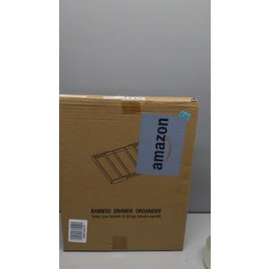 Expandable Kitchen Drawer Organizer,Bamboo Silverware Organizer,Adjustable Flatware Tray for Utensils(16.92 * 13.30~22.83 * 1.96)