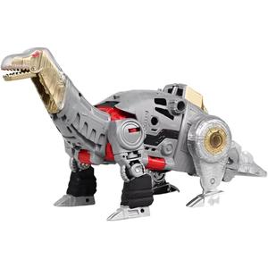 Volcanicus Deformation Toy Dinoking Slag Sludge Swoop Slash Combiner 5 in 1 KO Action Figure for Gift Boys Girls, Gray