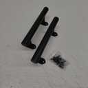 9'' Sliding Barn Door Handles Pack of 2, Black Vintage Gate Pull Hanlde, Iron Handle for Gates, Garage, Sheds, Outdoor Fence, Interior Closet Handles