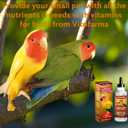 Multi-Vitamin for Birds, High-Potency Vitamin & Mineral Supplement for Pet Birds 2.0 Ounce