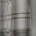 Beige White Buffalo Plaid Caf Curtain Valances,Tan Beige Stripes on White Textured Fabric,Rustic Semi Sheer Window Treatment for Kitchen Bathroom,55" Wx15 Lx1