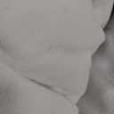 Heated Blanket Electric Blanket,Cozy Faux Rabbit Fur & Soft Flannel Warm Heater Throw Blanket with 5 Fast Heating Levels &10Hours Auto-Off Over-Heat Protection 50" x 60" (Grey)