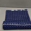 Linoows Non-Slip Bathtub and Shower Mats, Power Grip Bath Mat 35 x 16.3 Inch with Suction Cups and Drain Holes for Tub Bathroom Floor Safety, Machine Washable Soft Bathmat, Navy Blue