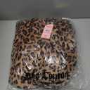 Juicy Couture Women's Super Soft Luxe Plush Shawl Collar Robe (US, Alpha, Small, Medium, Regular, Regular, Large Leopard) S/M