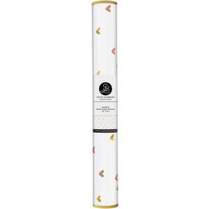 Santa Barbara Design Studio Disposable Paper Table-Runner Dinner Party Table Cover Roll, 25' L x 18" W, Hearts
