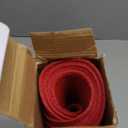 AHHFSMEI Round Braided Placemats 15 Inch Round Table Mats for Dining Tables Natural Woven Heat Resistant Place mats Set of 6(red)