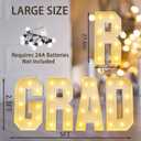 JUICYRAUL 2.3FT Marquee Numbers Lights Grad Sign, Light up Letters for 2026 Graduation Decoration, Class of 2026 for College High School Senior Kindergarten Graduation Party Favor Supplies