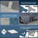 King Size Weighted Blanket 20lbs(88''x104'', Dual-Sided), Reversible King Weighted Blanket with Cozy Warm Velvet & Cooling Tencel Fabric for Adults & Couple All Season - Carry Bag Included, Dark Grey