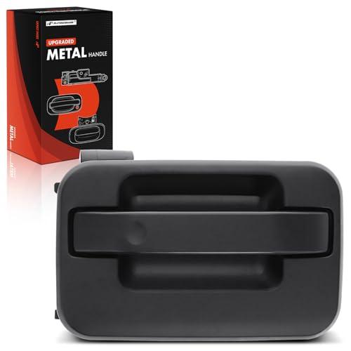 A-Premium Front or Rear Right Passenger Side Upgraded Metal Exterior Door Handle Compatible with Ford F-150 F150 2004-2014 & Lincoln Mark LT 2006-2008, Primed Black, Replace# 9L3Z1626604-CAPTM
