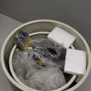 ARNIS Modern Plant Pots, Large Planters with Stand, Set of 2 Decorative Planters, Metal Pots with Drainage Holes for Living Room, Office, Garden or Balcony, 10.5 &12.55 Inch, Dirt