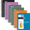 Five Star Spiral Notebook, 6 Pack, College Ruled Paper, Fat Lil' Pocket Notebooks, 3-1/2" x 5-1/2", 200 Sheets, Assorted Colors (38027)
