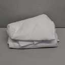 Yoofoss Waterproof Crib Mattress Protector 2 Pack, Quilted Crib Mattress Pad Cover Ultra Soft and Breathable, Machine Washable Toddler Mattress Protector for Standard Baby Crib Size 52''x28'' (White)