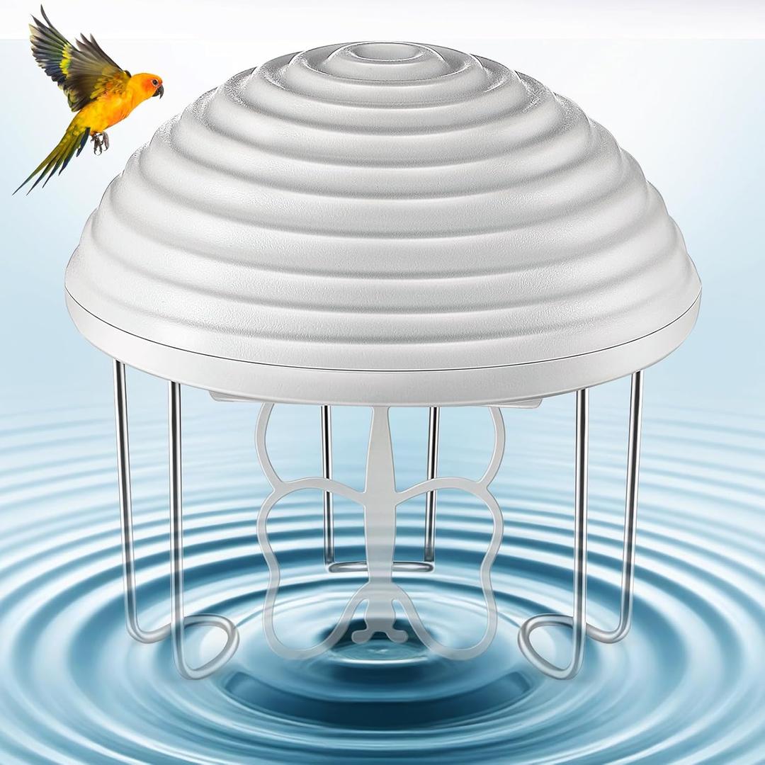 Water Agitator for Bird Bath, Battery Powered Birdbath Water Circulator & Bubbler, Waterproof and Quiet, Energy Saving Bird Bathtub Mixer for Patio, Garden, Pond Decoration