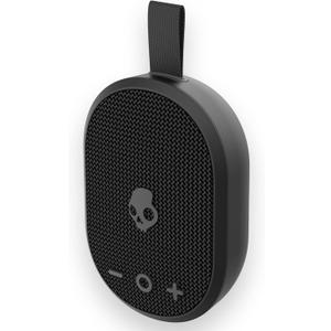 Skullcandy Ounce Wireless Bluetooth Speaker - IPX7 Waterproof Mini Portable Speaker with 16 Hour Battery, Downward Firing Passive Radiator, and Ballistic Nylon Carry Strap (Black)