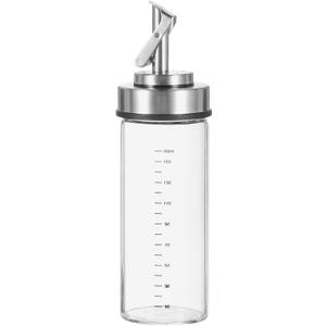 uxcell Glass Olive Oil Dispenser Bottle, 6oz/180ml Heat Resistant Vinegar Cruet Oil Container with Leakproof Pourer Spout and Scale for Kitchen Cooking uxcell Glass Olive Oil Dispenser Bottle, 6oz/180ml Heat Resistant Vinegar Cruet Oil Container with Leakproof Pourer Spout and Scale for Kitchen Cooking