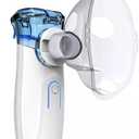 Portable Nebulizer, Handheld Mesh Nebulizers Cool Mist Steam Inhaler for Moisture, USB/Battery Operated Mini Nebulizer Machine for Home Office Travel Use