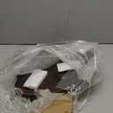 AWASEN Round Side Table, Small End Table for Living Room, Modern Wood Accent Coffee Side Table with Wood Legs for Small Space, Easy Assembly, Rustic Brown