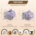 Lollimeow Expandable Large Cat Carrier Backpack, Supports up to 25 lbs