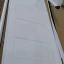 JUBEST Sliding Closet Door 60"(Double 31") x80, 5-Panel Steel Frame Bypass Primed Door with Top & Bottom Track Kits, Preassembled Hardboard Panels with Paintable Surface, Durable & Sturdy