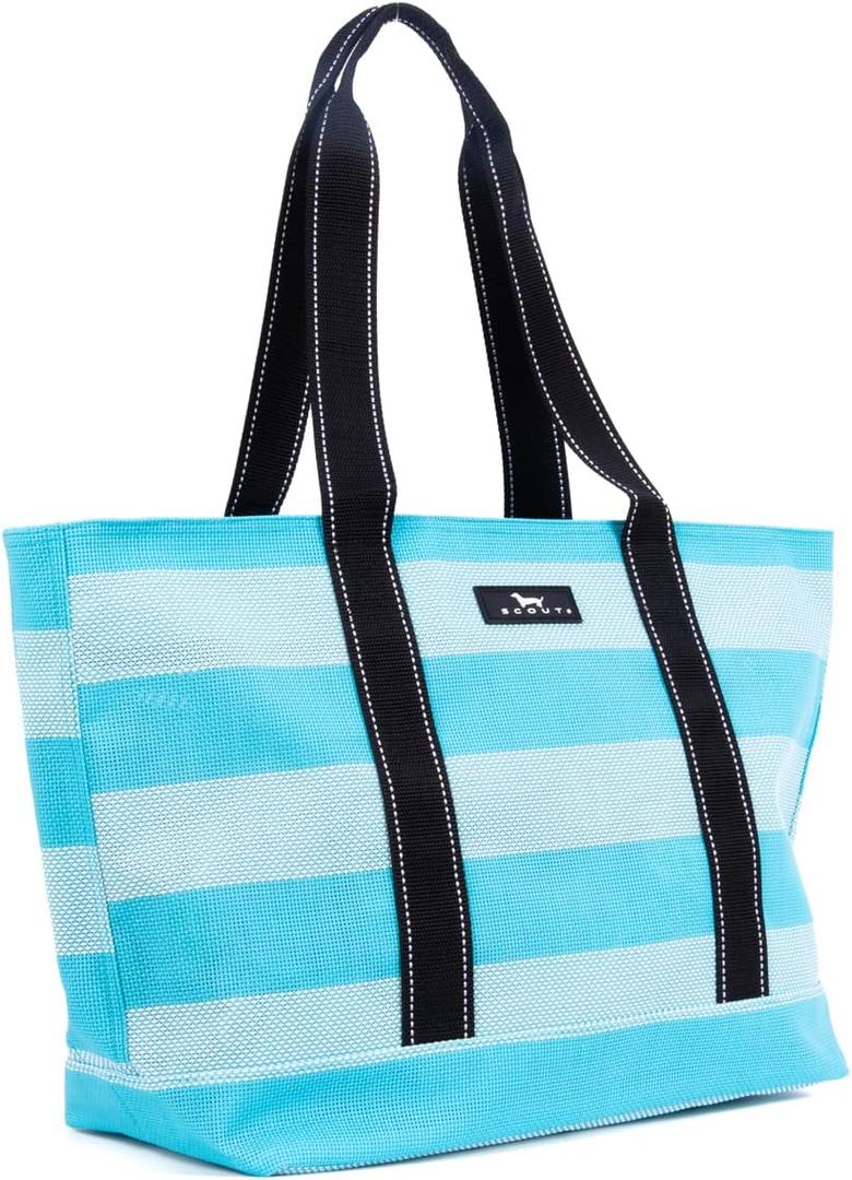 SCOUT Joyride - Large Sandproof Beach Bag For Women - Durable Mesh Woven Beach Tote, Pool Bag - Fabric Lets Sand Escape