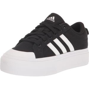 Adidas Women's Bravada 2.0 Platform Sneakers (8, Black/White/Black)