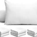AMEHA 6 Pack Pillowcases White – Super Soft Brushed Microfiber Standard Size Pillow Cases | Hotel Quality Pillow Covers
80x50