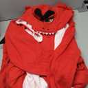 WOTOGOLD Animal Cosplay Costume Red Dragon Unisex Adult Pajamas Large