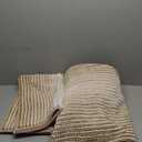 BSICPRO Bathroom Rugs and Mats Sets, 2 Piece Thick Absorbent Chenille Bath Mat Rug Set Non Slip, Soft Shaggy Bath Room Floor Mats for Bathroom, Machine Washable (Beige, 20" x 60" Plus 20" x 32")