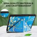 Case Compatible with 8" Kobo Forma(Model N782, 2018 Release Version), Includes a Screen Protector - Premium PU Leather Cover with Auto Sleep/Wake (One Size, Wintersweet Blue)