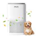 Avamia Air Purifiers for Home Large Room Bedroom Up to 1800Ft² H14 HEPA Air Purifier for Pets with Laser Air Quality Sensor and Sleep Mode Air Filter Cleaner for Dust Smoke Pets Hair Odor Pollen