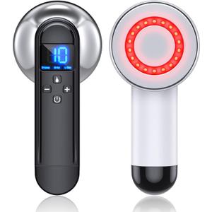 Body Sculpting Machine - Professional Cordless Cellulite Massager - Suitable for Belly, Neck, Leg, Hip, Arm (Black)