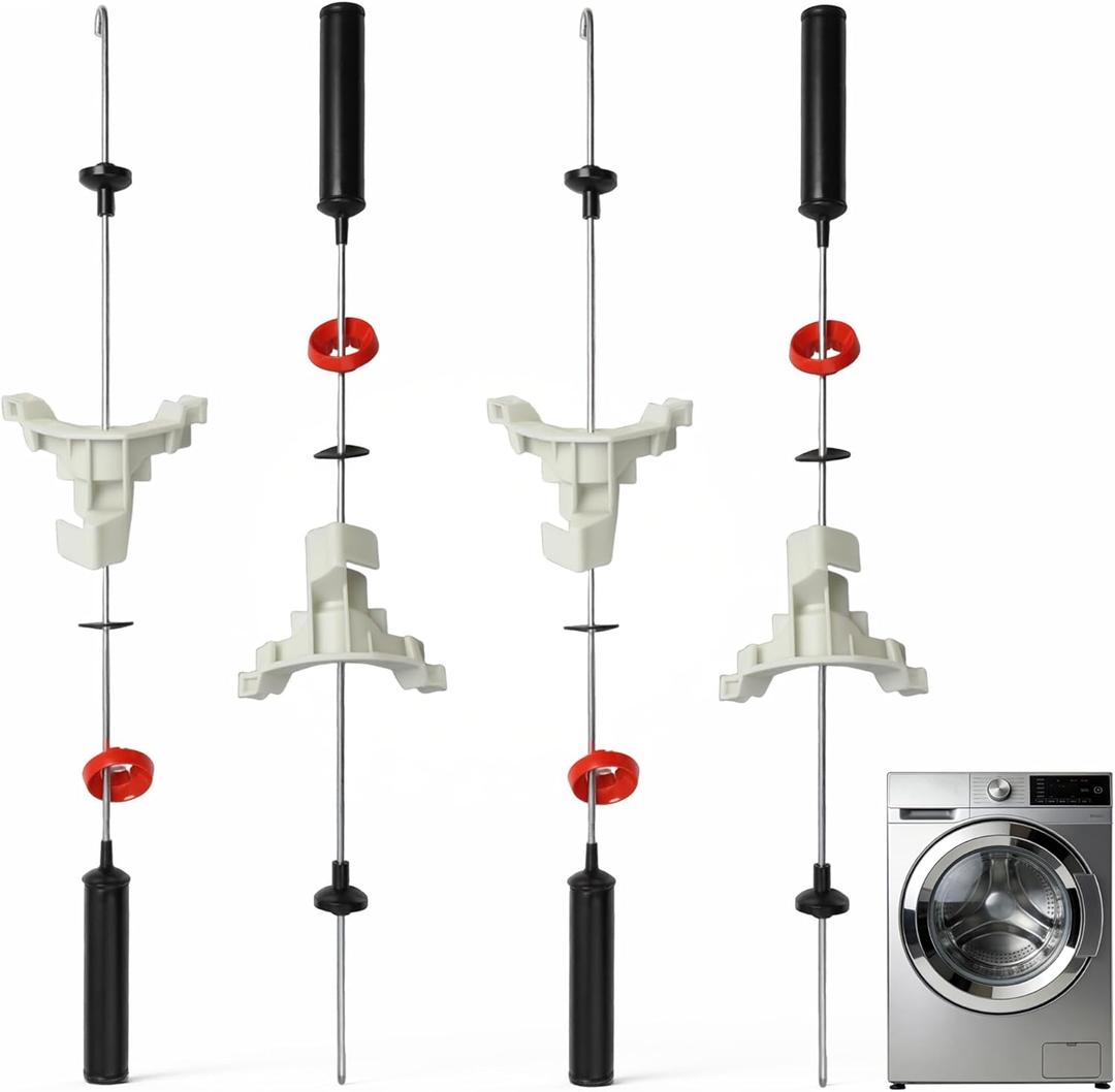 washer suspension rod kit for Fisher & Paykel washer WA1068G2, WA1068G1, WA1068P1, WL8060P1, WL1068P1, WA8060P1, WA8060E1, WA8060G1, WA7560E1, WA7060E1, 424569P, 421841P, 1880882