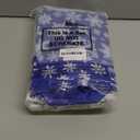 Wovnet 30 Pcs Christmas Bags Bulk Dark Blue Snowflake Winter Merchandise Gift Bags with Handles Reusable Non Woven Tote Shopping Goodie Pouch for Xmas Party Favors 10 x 8 x 4in