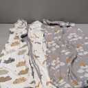 Yoofoss Baby Sleep Sack 6-12 Months Wearable Blanket for Babies 100% Organic Cotton 2-Way Zipper TOG 0.5 Toddler Sleeping Sack 3 Pack, Comfy Lightweight Sleep Sacks