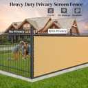 Winpull Privacy Fence Screen 6FT x 50FT, Heavy Duty 170GSM HDPE Fence Screen Privacy Mesh for Chain Link & Wood Fence, 95% Privacy Screen for Backyard Patio Balcony, Reinforced Edges & Grommets
