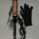 Curling Iron 1 1/2 Inch, Large Barrel 1.5 Curling Wand for Hair, Ceramic Long Barrel Hair Curling Iron Dual Voltage