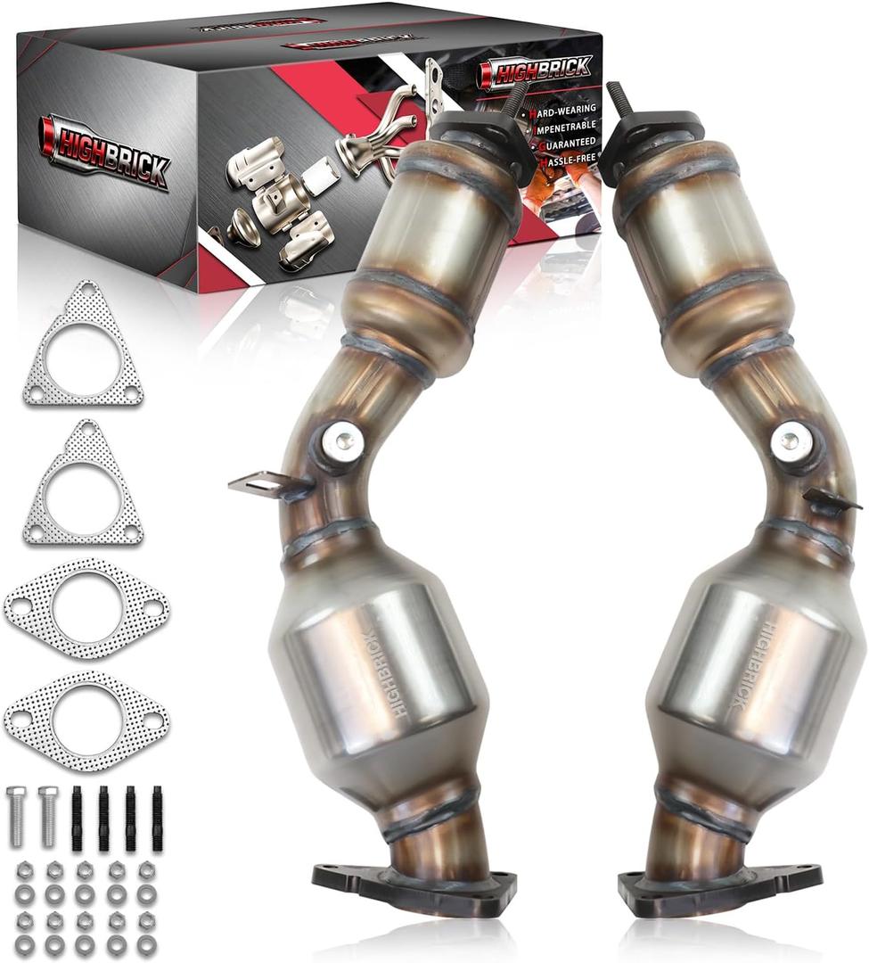 2PCS Catalytic Converter Kit Compatible with 2007-2013 Infiniti G35 G37 EX35 3.5L, 3.7L,cpmpatible with NS 370Z 2007-2013 3.7L (EPA Compliant)
