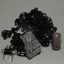 BeneLabel Heavy Duty Porch Swing Chain Kit with Silent Hangers, Hammock Chair Hardware for Indoor/Outdoor Hanging Chairs, Punching Bags and More, Easy Installation, Rustproof, 1000LB Capacity, 81"