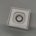 Smart Ring Charging Case Fitness Ring Charging Box Small Portable Charger for Smart Rings with Magnetic Charging Port