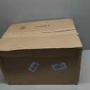 Rubbermaid Small Kitchen Bathroom Trash Can, 9 Gallons, White, Waste Basket for Under Counter/Kitchen/Office/Bedroom/Bathroom