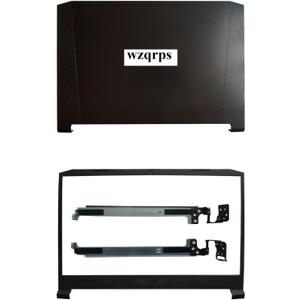 Replacement Laptop LCD Cover Back Rear Top Lid with Front Bezel Hinges for Acer Nitro 5 AN515-54 55 AN515-56 57 44 AN515-45 60.QBAN2.002 AP3AT000210 FA2K1000200 Black
