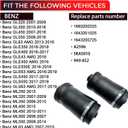 1663200325 Rear Air Suspension Spring Bag Fits Compatible with Mercedes Benz X164 X166 W164 W166 GL320 GL350 GL450 GLE350 GLE450 GLS450 GLS550 ML320