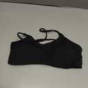Aoxjox Women's Workout Sports Bras Fitness Ivy Low Impact Bra Yoga Crop Tank (Large, Black)