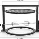 Santa-Maria Style Rotisserie Rotating System for Solo Stove Bonfire 19.5"