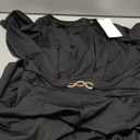 Acelyn Elegant Jumpsuit for Women Dressy Sexy Plus Size Wide Leg Pant Suit One Piece Party Outfits (Large, black)