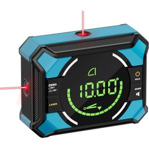 Laser Level with Digital Angle Finder - 3 in 1 Lazer Leveler Tool Digital Angle Gauge Wall Laser Level for Hanging Frames & Picture, Diy Project